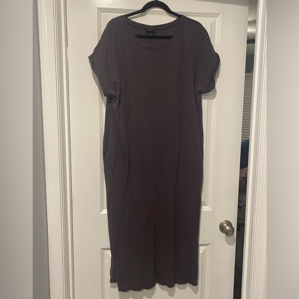 Torrid Tea Length Slub Dolman T-Shirt Dress